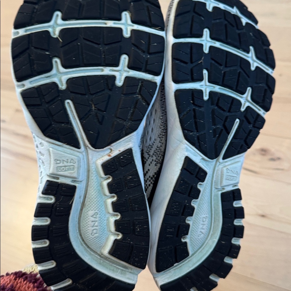 Brooks Womens Ghost 11 Gray Black Pink Shoes Athletic Sneakers-9.5-Read - Picture 9 of 9